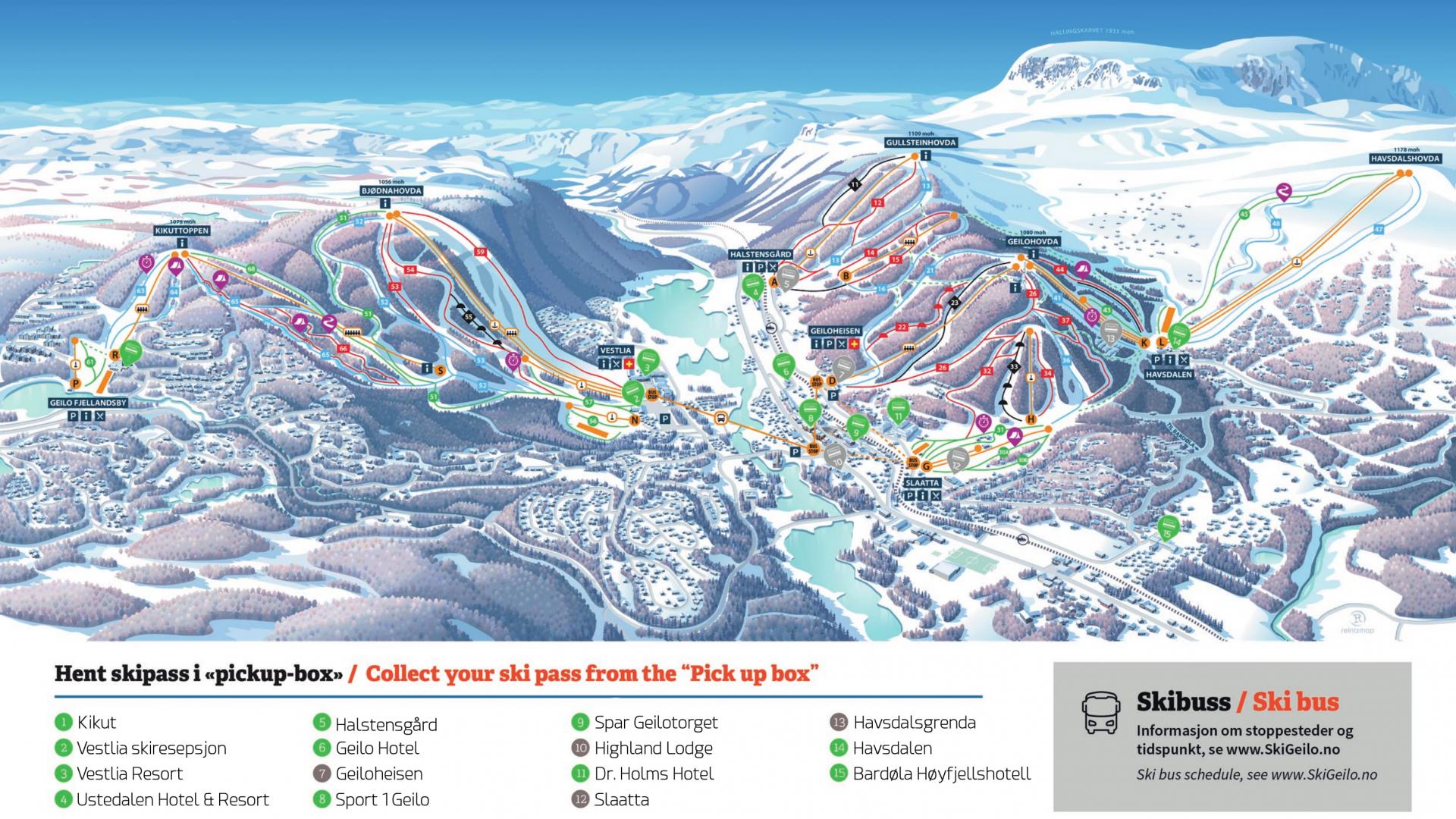 geilo map