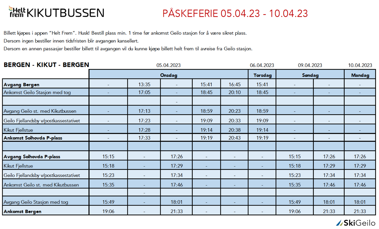 Kikutbussen påske