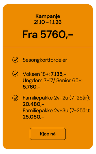 Kampanjepris sesongkort