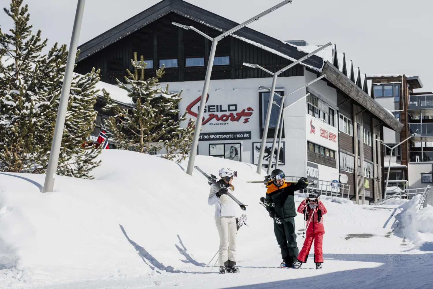 Ski i Geilo sentrum