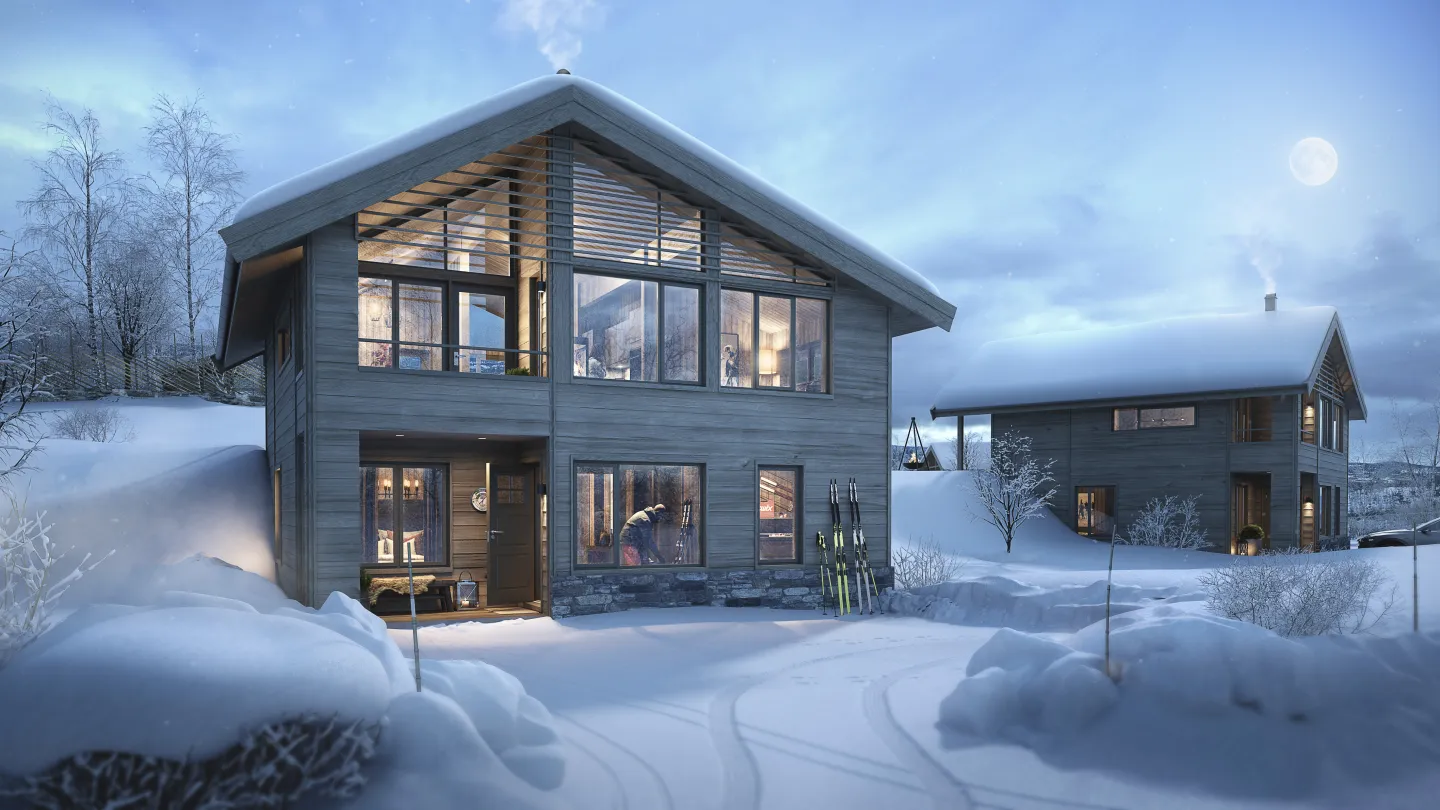 Kikut Skifront hytter på Geilo