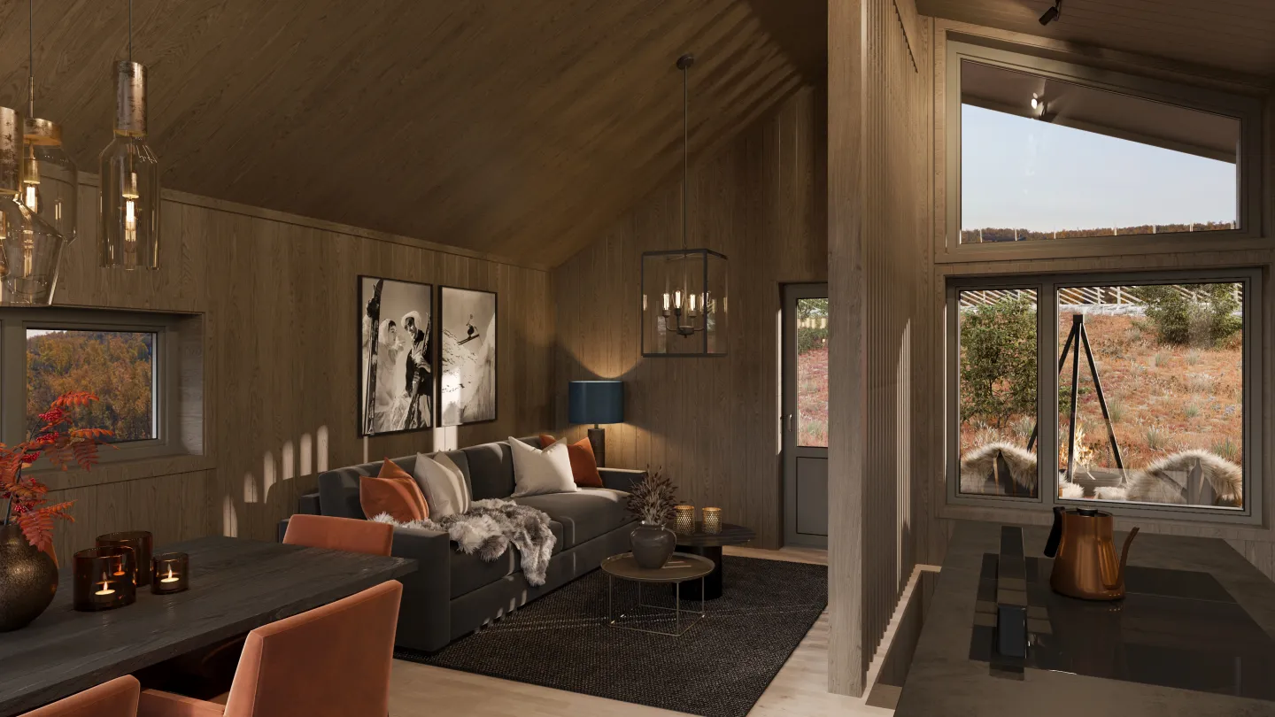 Kikut Skifront hytter til utleie på Geilo