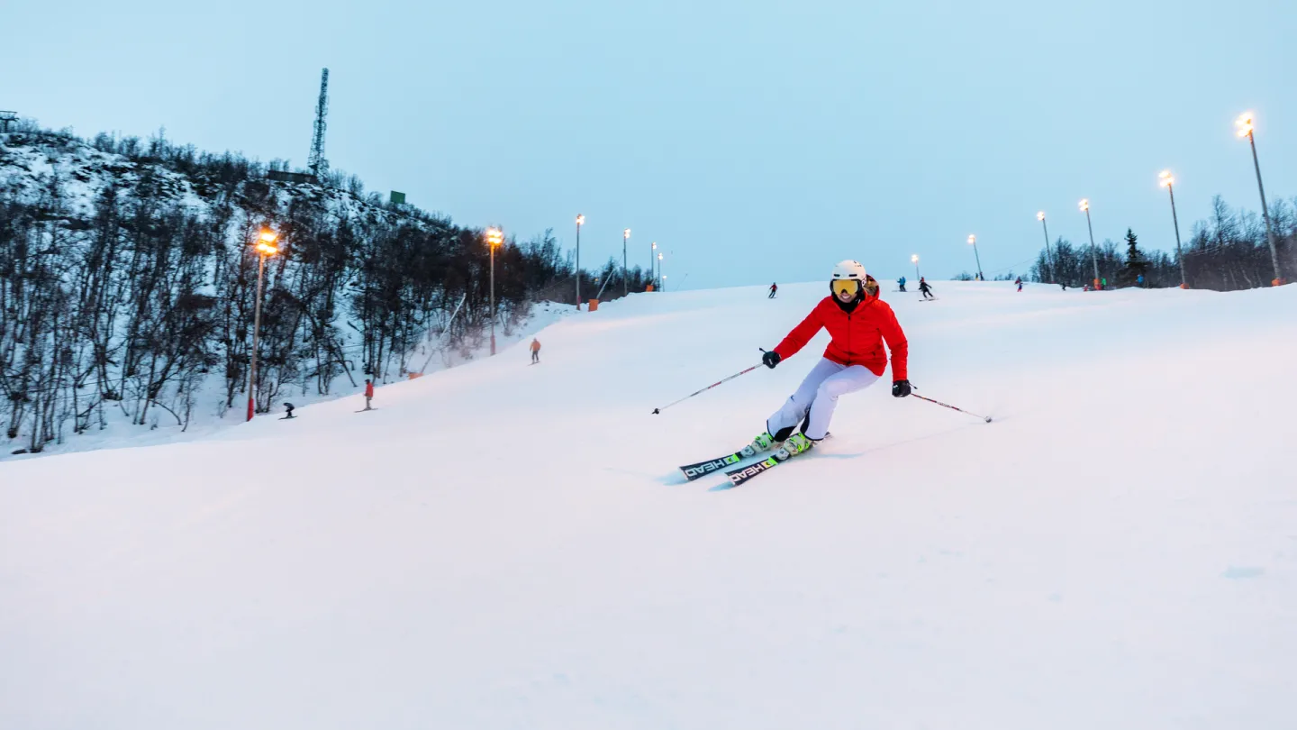 Kveldskjøring på Geilo