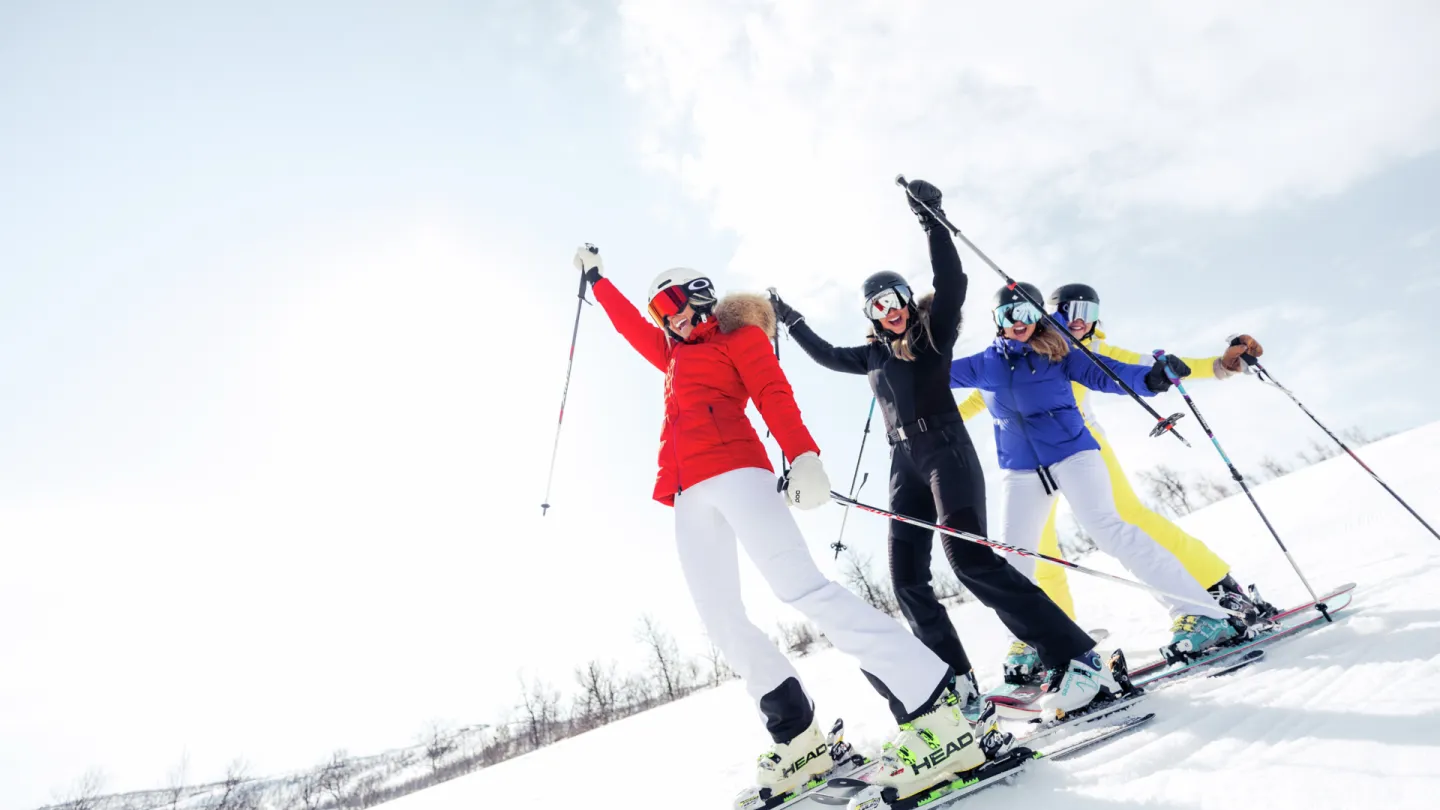 Jentetur på geilo på ski