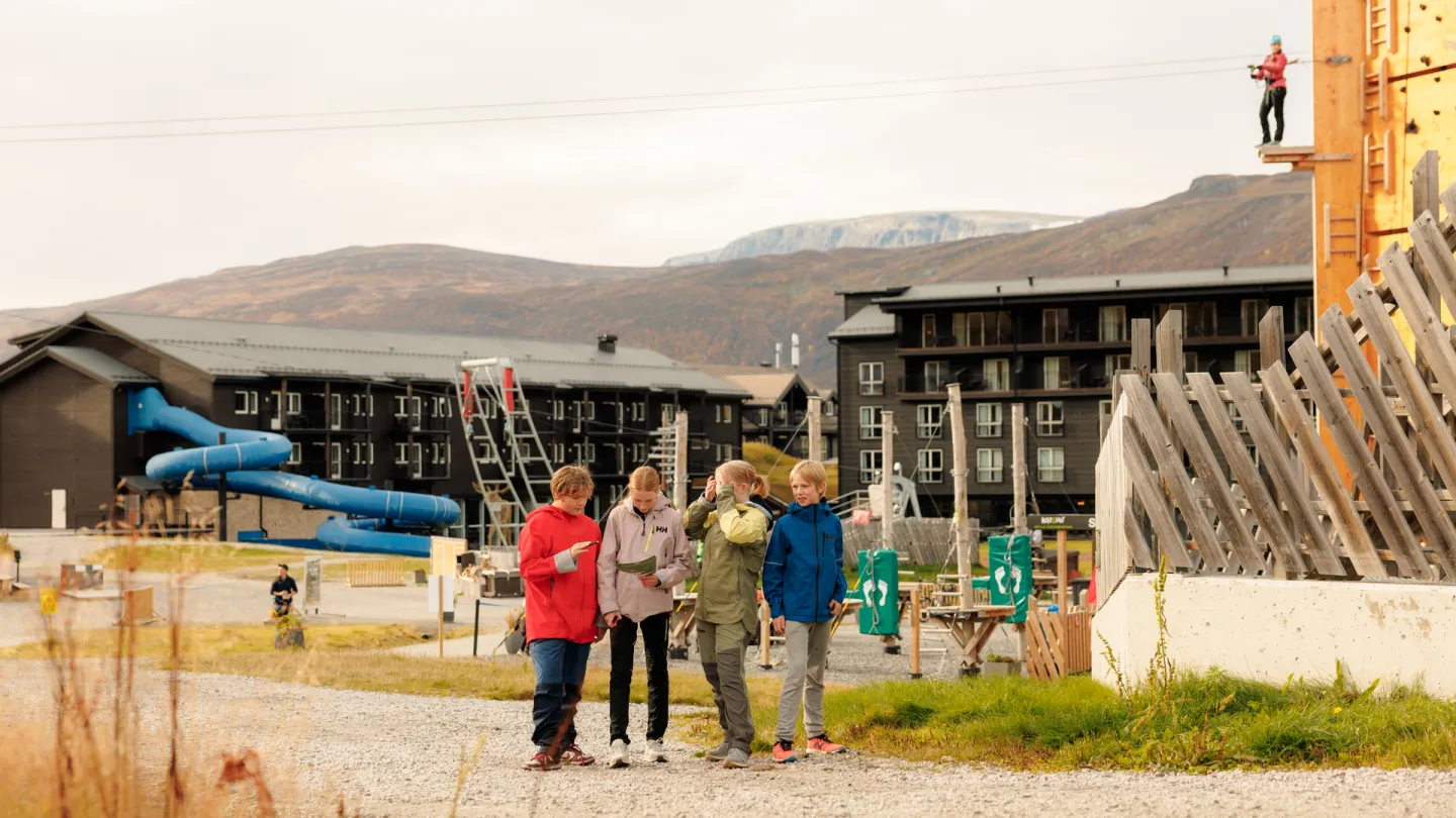 Aktiviteter i SkiGeilo aktivitetspark på høsten