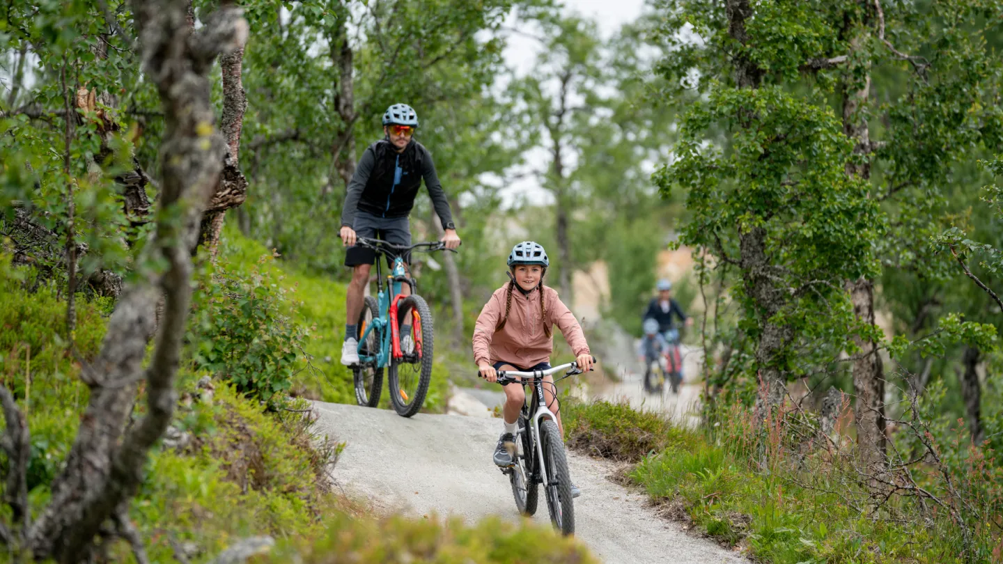 Sommerferie og sykling på Geilo