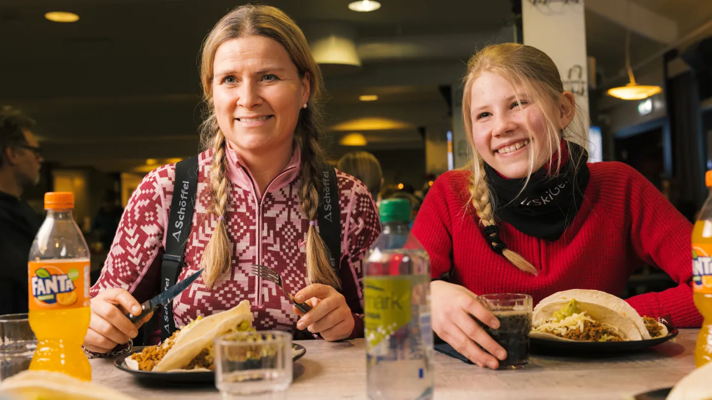 Kveldskjøring og taco fredag i Vestlia, Geilo