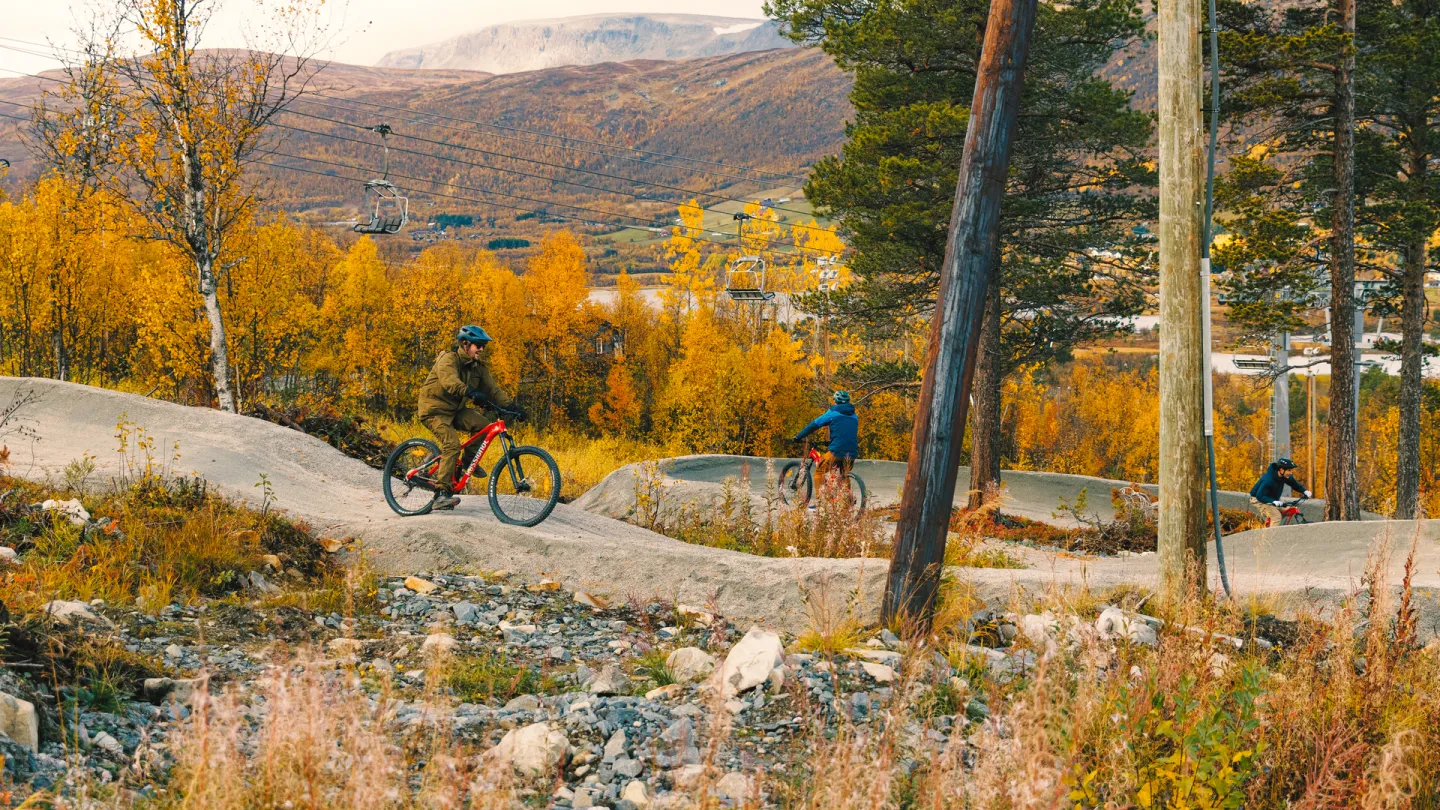 Høst i SkiGeilo Aktivitetspark på fjellet