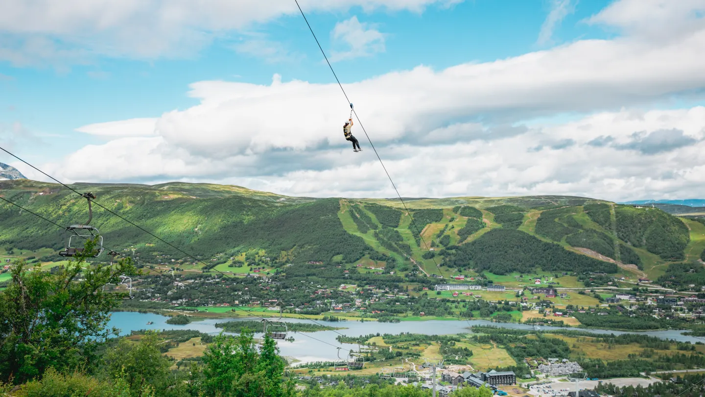 Zipline at Geilo