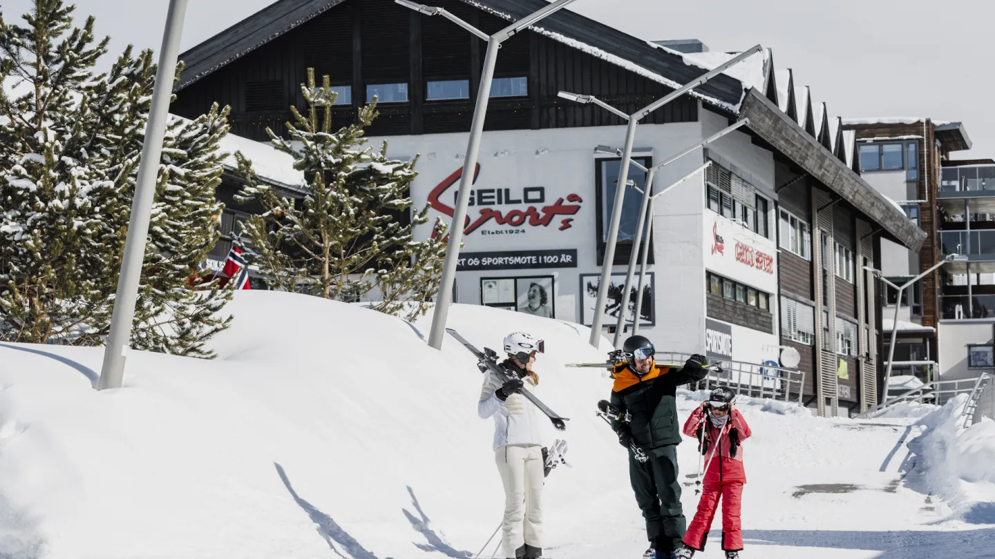 Ski i Geilo sentrum