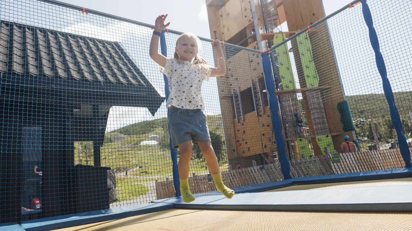 SkiGeilo Aktivitetspark for alle med trampoline