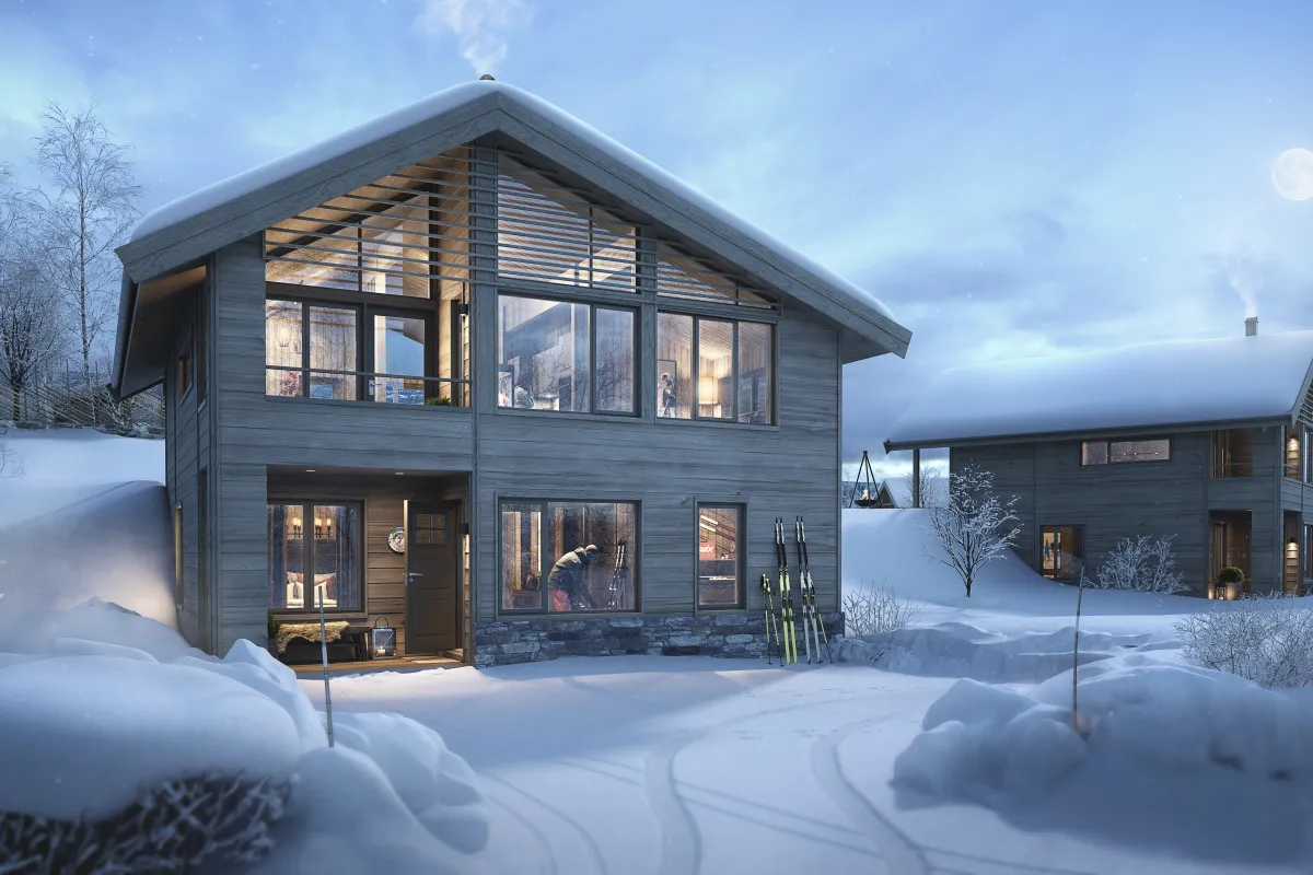 Kikut Skifront hytter på Geilo