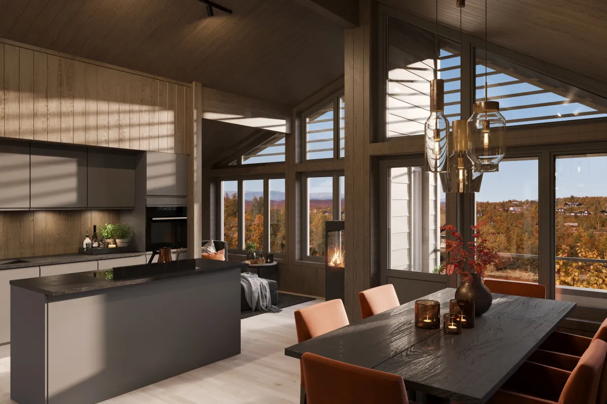 Kikut Skifront på Geilo - nye hytter til utleie