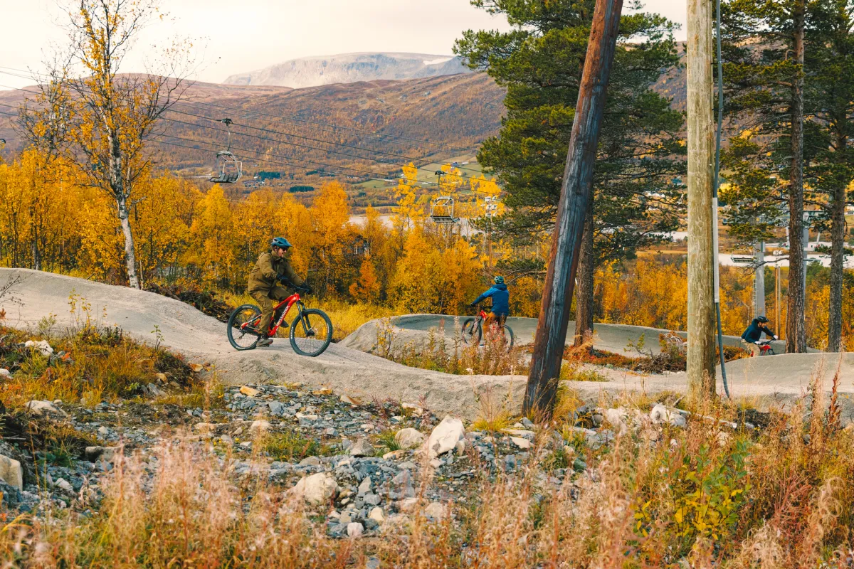 Høst i SkiGeilo Aktivitetspark på fjellet