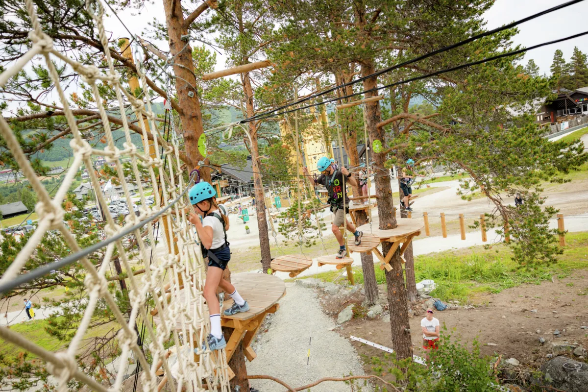 høyt og lavt klatrepark