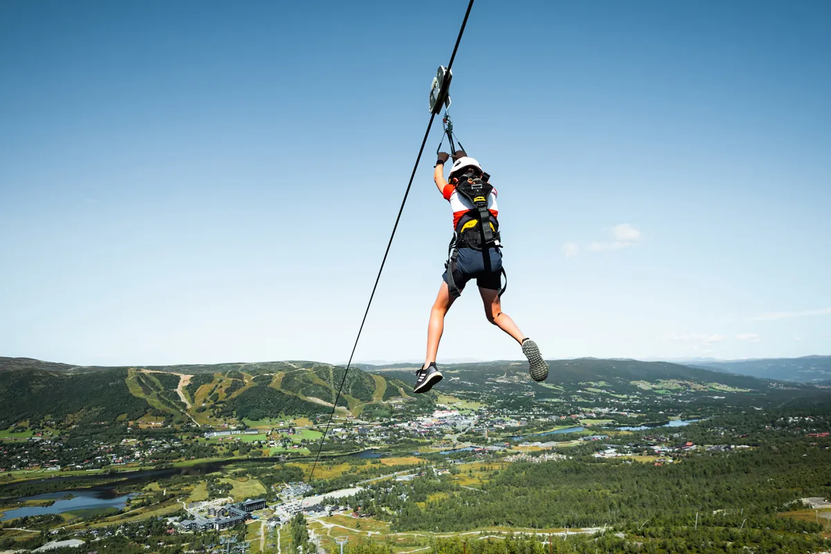 Zipline at Geilo